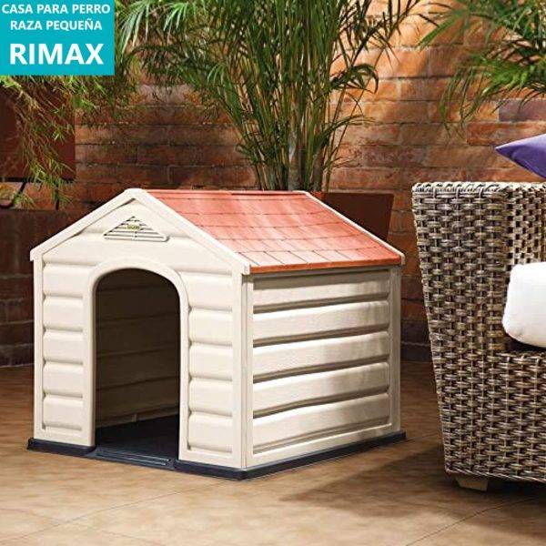 Casa para perros Rimax: refugio resistente y cómodo para razas grandes. Fácil limpieza y montaje. ¡El hogar ideal para tu fiel amigo!