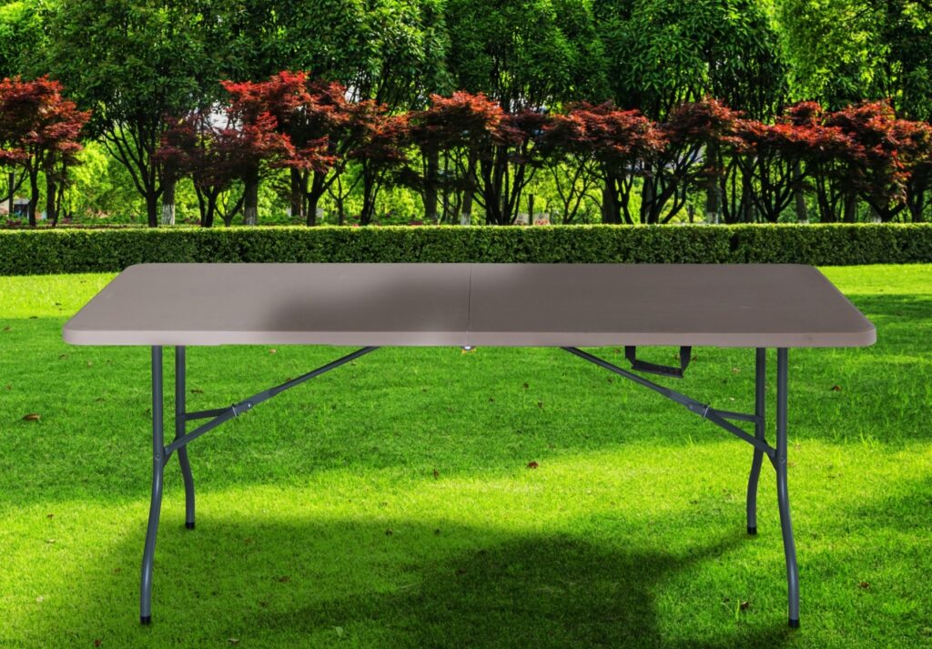¿Mesa Plegable Ideal? Aquí Te Contamos Todo Lo Que Debes Saber 🏡 Hogar Y Jardín Mejor Cooler Para Bebidas Mesa Plegable 180Cm Taupe