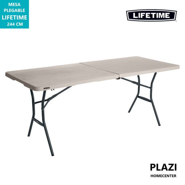 Mesa Plegable Lifetime 244X76X73 Cm Tipo Maleta | Plazi Homecenter