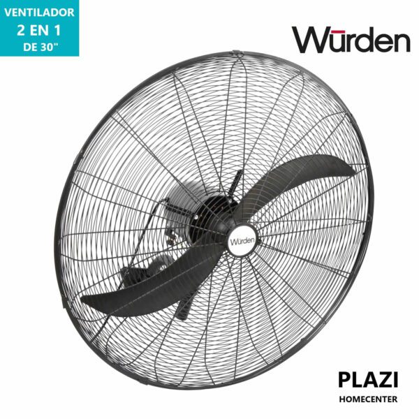 Ventilador Industrial De Pedestal Wurden Gif 30 2B2 Perfecto Para Espacios Grandes ¡Elige Calidad Y Durabilidad Con Wurden!