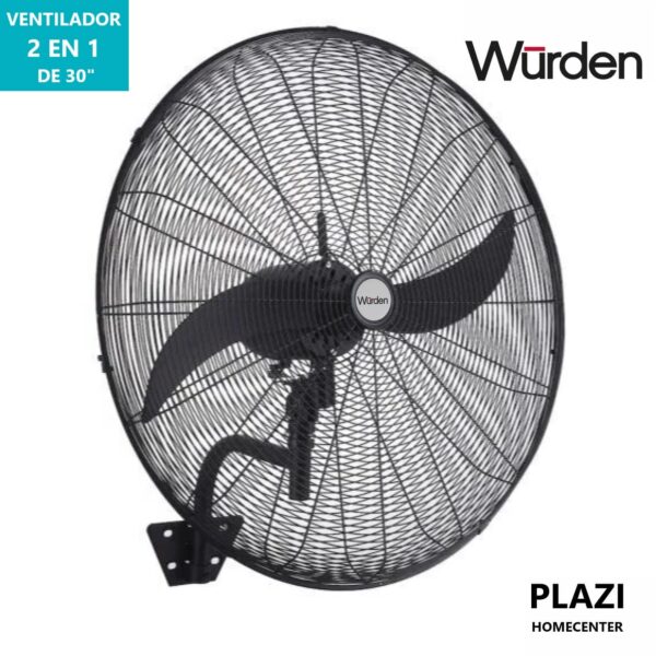 Ventilador Industrial De Pedestal Wurden Gif 30 2B2 Perfecto Para Espacios Grandes ¡Elige Calidad Y Durabilidad Con Wurden!