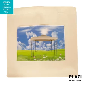 Renueva tu pérgola con el Repuesto de Tela para Pérgola 3×3 m - Natural. Hecho de poliéster duradero, aporta frescura y elegancia a tu espacio exterior. Fácil de instalar y ideal para cualquier decoración.