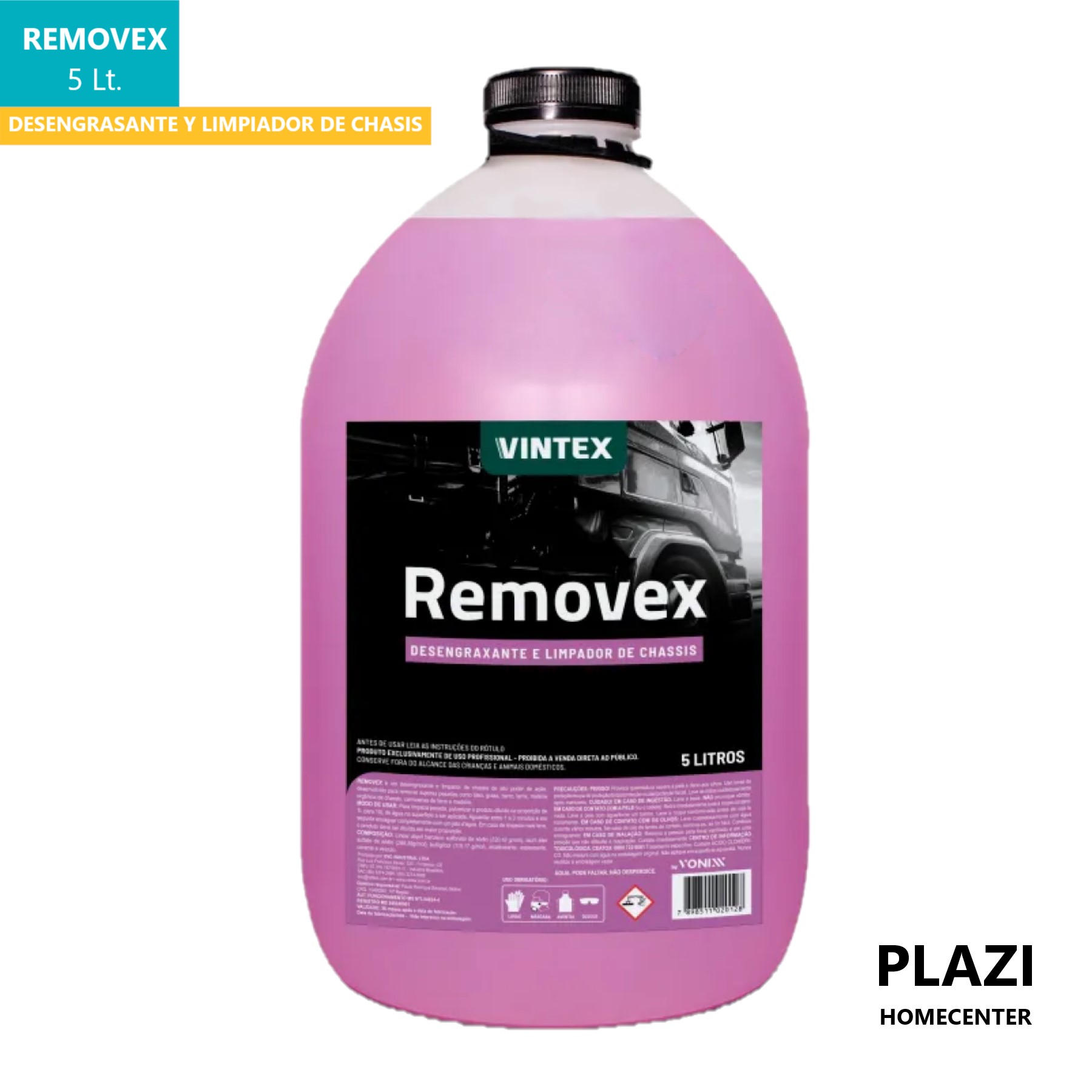 Elimina Grasa Y Suciedad Pesada Con Removex De Vintex. Desengrasante Alcalino Profesional Para Chasis, Llantas Y Motores. Potencia, Rendimiento Y Limpieza Profunda.