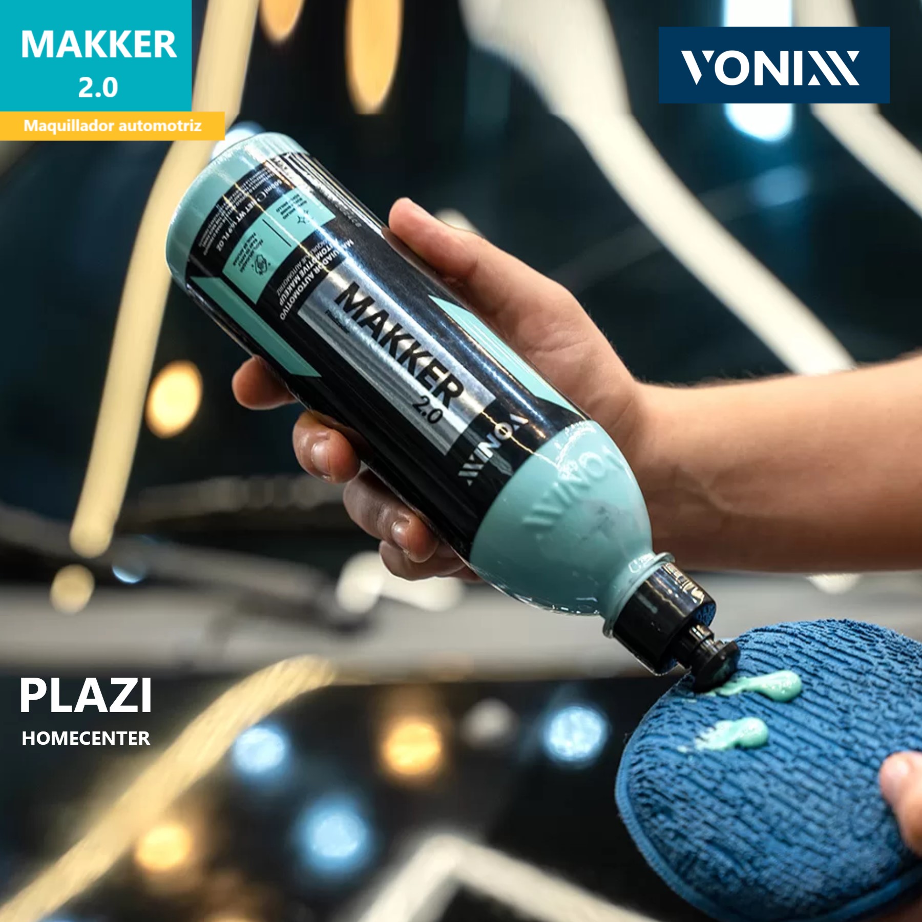 Makker 2.0 Maquillador Automotriz - Vonixx Makker Makker 2.0 Es Un Maquillador Automotriz Desarrollado Exclusivamente Para Rellenar Pequeños Defectos Y Renovar Pinturas Quemadas O Descoloridas.